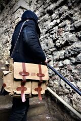 Cargo 7156 Baltimore Suya Dayanıklı Gri Omuz Laptop Okul Seyahat Outdoor Çanta