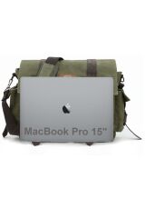 Cargo 7156 Baltimore Suya Dayanıklı Gri Omuz Laptop Okul Seyahat Outdoor Çanta