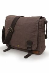 Cargo 8045 Kahverengi Postacı Omuz Kanvas Tablet Evrak Laptop Okul Notebook Çantası