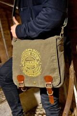 Cargo 8045 Camel Postacı Omuz Kanvas Tablet Evrak Laptop Okul Notebook Çantası