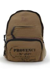 7054 New North Dokato Camel Sarı Kanvas Okul 15.6'' Laptop Notebook Seyahat Sırt Çantası