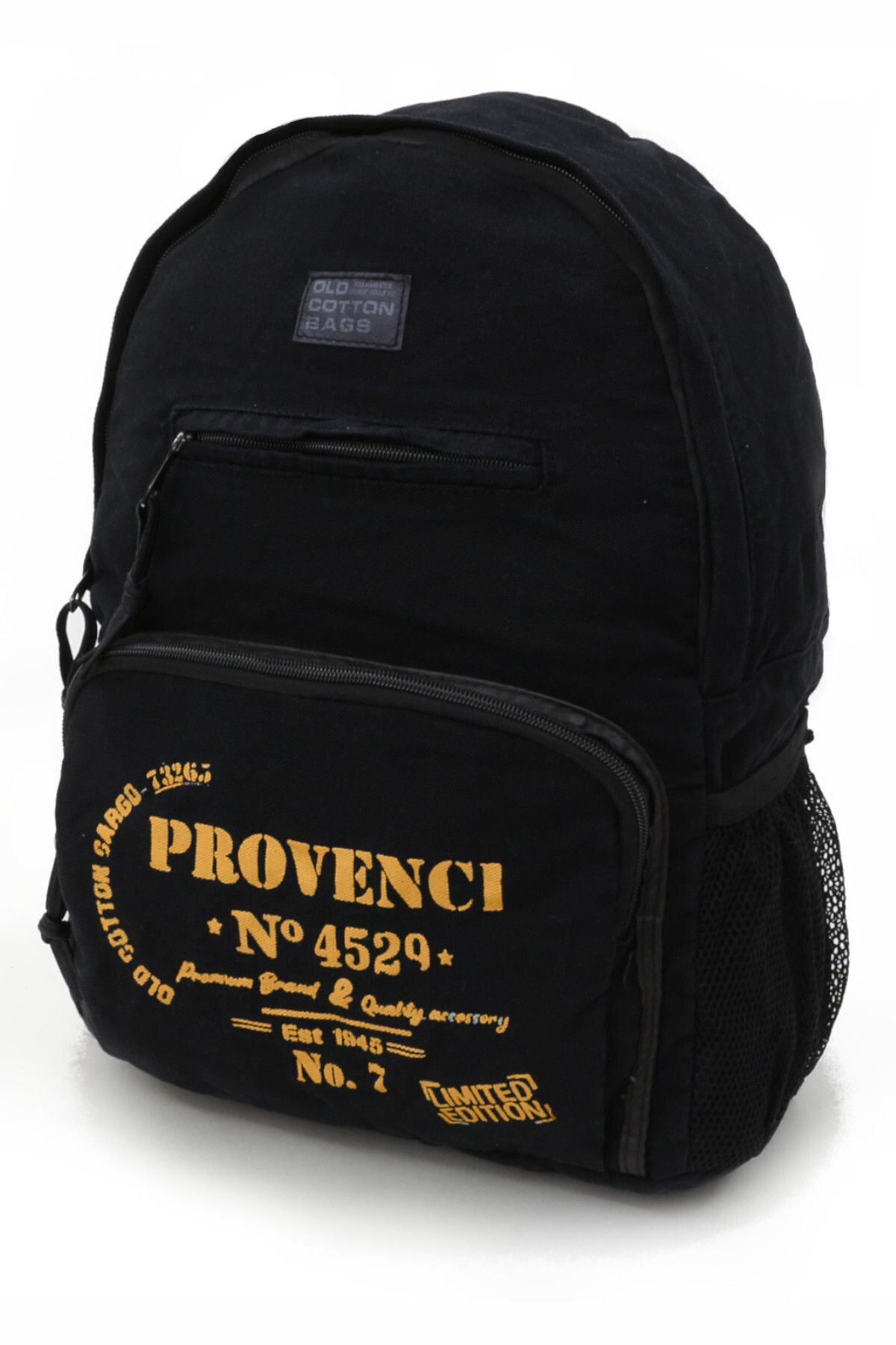 7054 New North Dokato Siyah Kanvas Pamuk Okul 15.6'' Laptop Notebook Seyahat Sırt Çantası