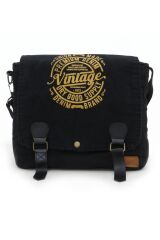 Cargo 8045 Siyah Postacı Omuz Kanvas Tablet Evrak Laptop Okul NoteBook Çantası