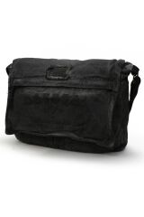 4028 Salaş Omuz Çantası Pamuk Kanvas Postacı 15.6 Laptop Okul Seyahat Günlük Vintage Retro