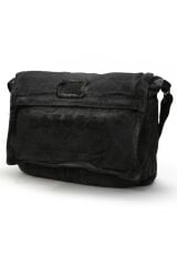 4028 Salaş Omuz Çantası Pamuk Kanvas Postacı 15.6 Laptop Okul Seyahat Günlük Vintage Retro